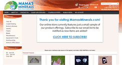 Desktop Screenshot of mamasminerals.com